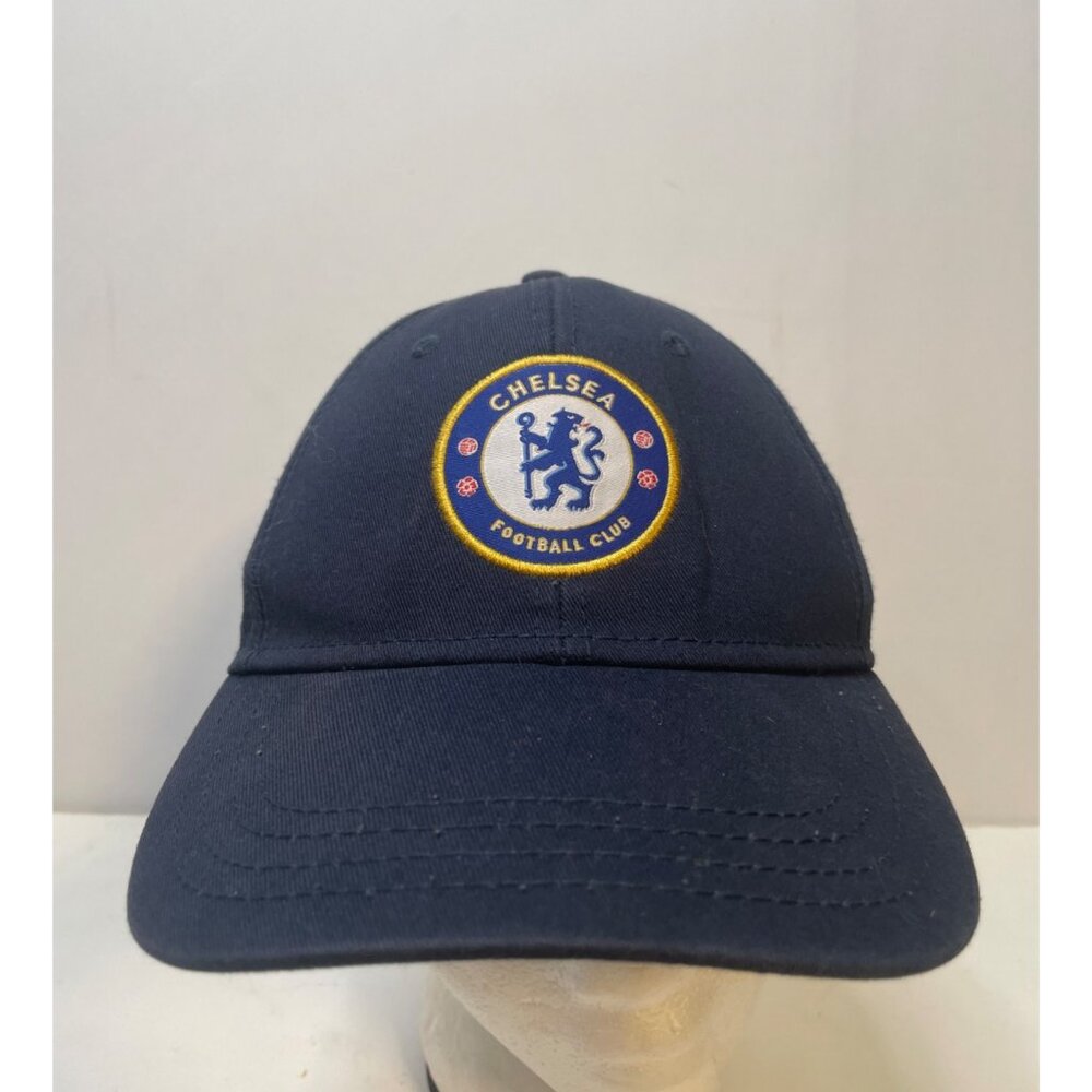 Chelsea Football Club FC Soccer hat cap 7 1/2" strap back blue